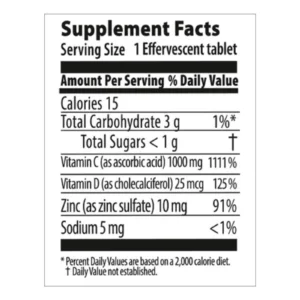 Nutriplus Vitamin C Effervescent Tablets