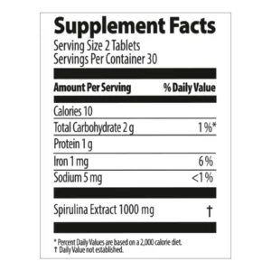 Nutriplus Spirulina Tablet 60pcs