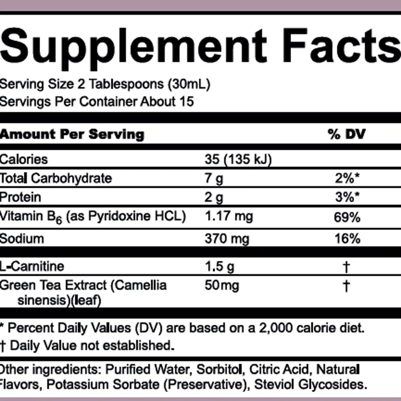 Nutriplus L-Carnitine Apple & Peach