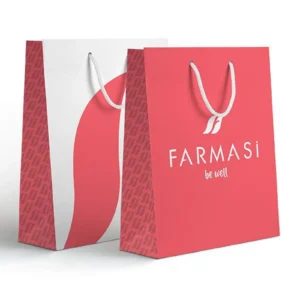 Carton Bag Small- Coral
